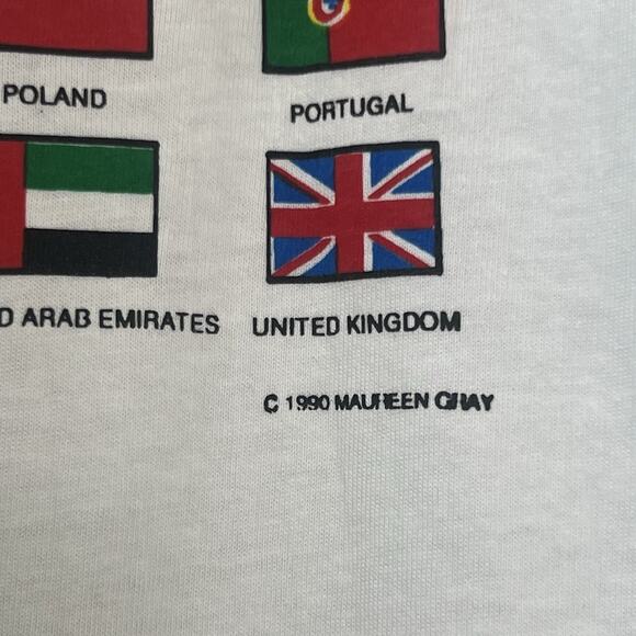 Vtg 1990 Operation‎ Desert Shield Military Persian Gulf War T-Shirt XL USA Made - Picture 8 of 13